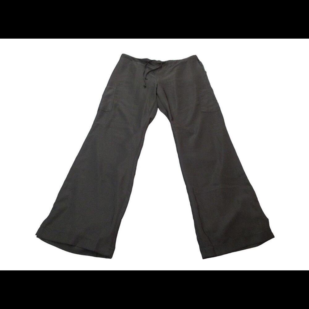 Oasis Womens Black Uniform Medical Scrub Pants Nurse Work Wear Size Medium​